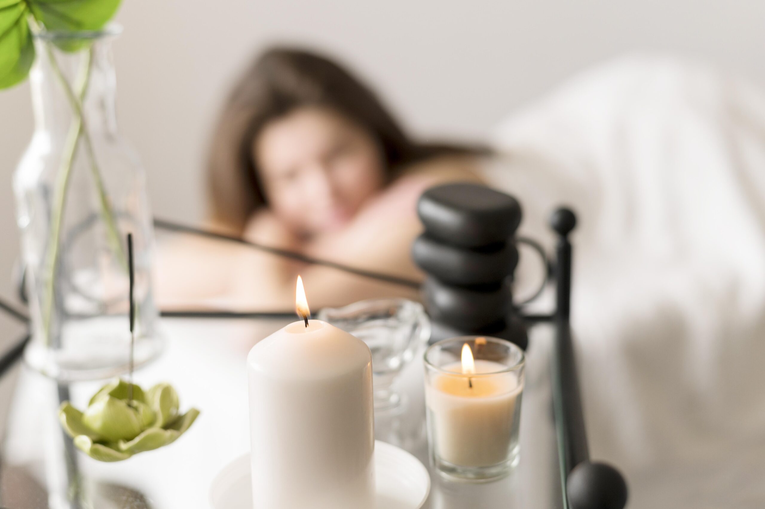 blurred woman massage salon blurred woman massage salon